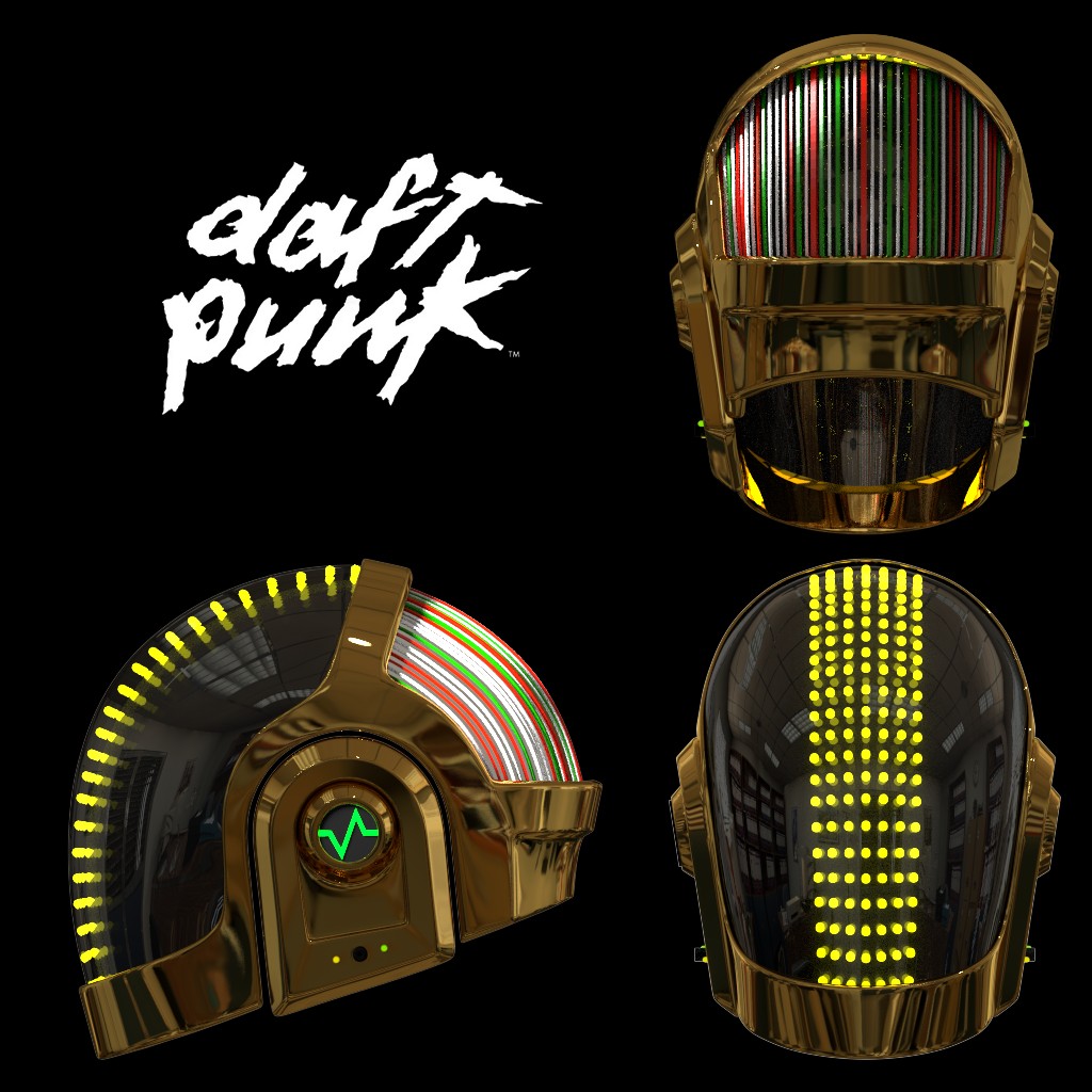 Daft Punk Guy's Helmet preview image 1